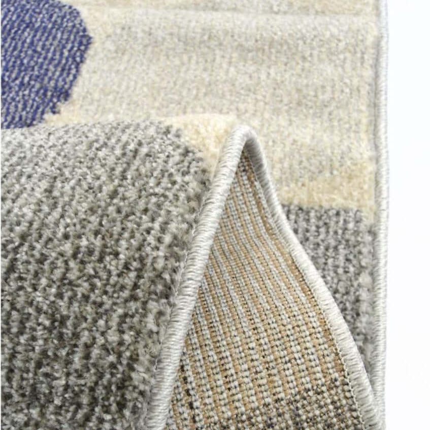 Villa Blue Abstract Rug