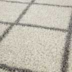 Moroccan Ivory Shaggy Rug | 500