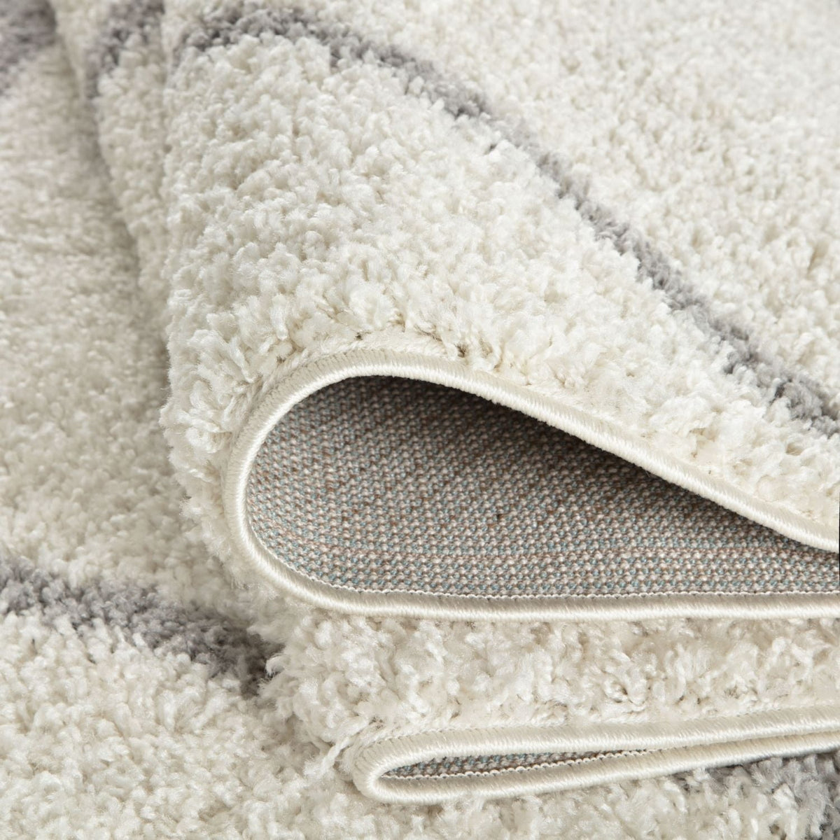 Moroccan Ivory Shaggy Rug | 500