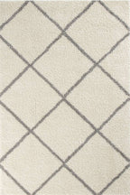 Moroccan Ivory Shaggy Rug | 500