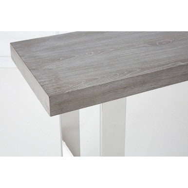Ulmus Grey Elm Wood Console Table