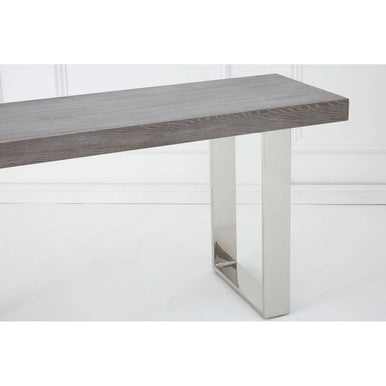 Ulmus Grey Elm Wood Console Table
