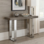 Ulmus Grey Elm Wood Console Table