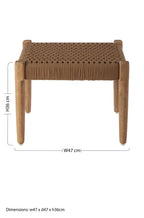 Woven Rope Footstool | Opus
