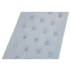Powder Grey Tufted Bench | Allure