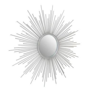 Silver Finish Wall Mirror | Cristal