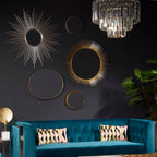 Silver Finish Wall Mirror | Cristal