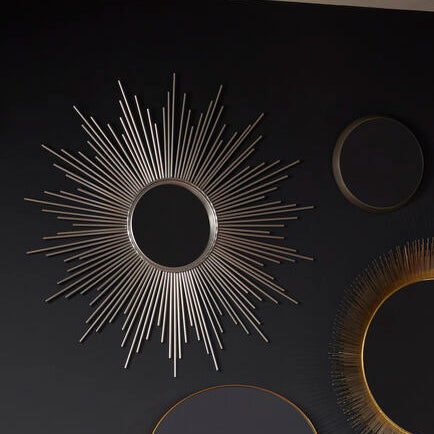 Silver Finish Wall Mirror | Cristal