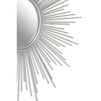 Silver Finish Wall Mirror | Cristal