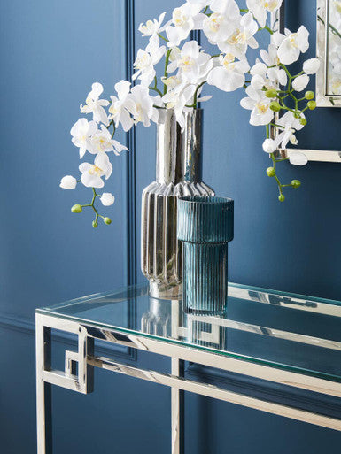 Allure Silver Finish Frame Square Wall Mirror