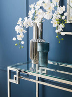 Allure Silver Finish Frame Square Wall Mirror