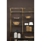 Small Gold Finish Candle Holder | Delphi