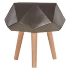 Small Black Geometric Planter with Legs | Darnell