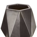 Large Black Geometric Planter with Legs | Darnell
