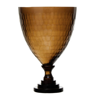 Small Honeycomb Glass Candle Holder | Cortina