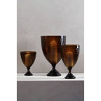 Small Honeycomb Glass Candle Holder | Cortina