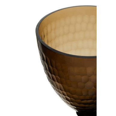 Small Honeycomb Glass Candle Holder | Cortina