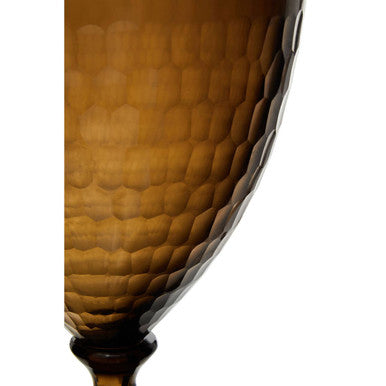 Small Honeycomb Glass Candle Holder | Cortina
