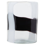 Small Glass Vase with Abstract Pattern | Hania