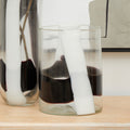 Small Glass Vase with Abstract Pattern | Hania