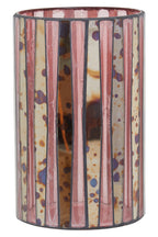 Pink Antique Finish Large Candle Holder | Gaia