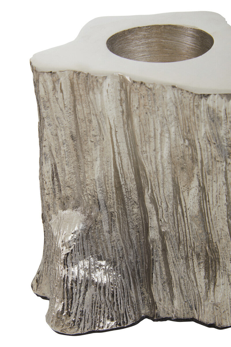 Akola Silver Finish Set of 2 Tealight Holders