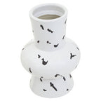 White and Black Large Vase | Tundra