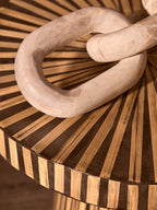 Chocolate Marble Three Link Chain | Santino
