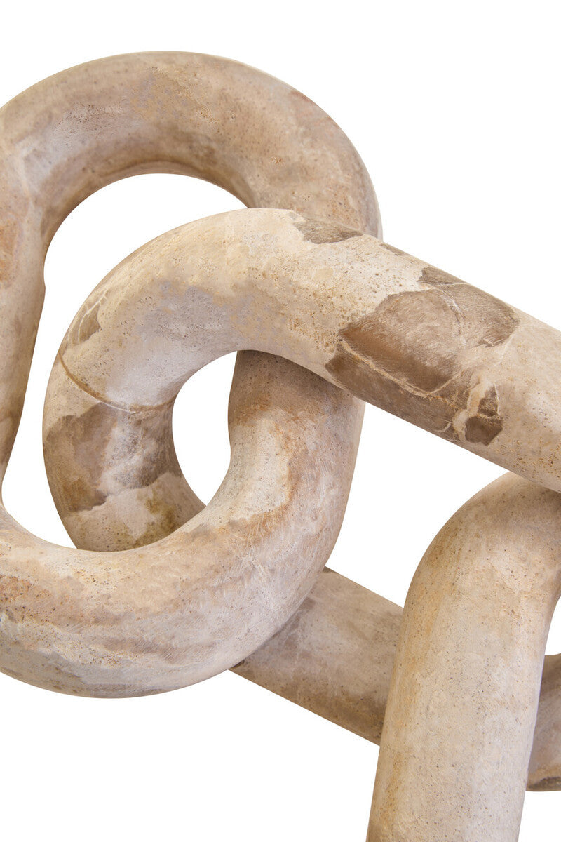 Chocolate Marble Three Link Chain | Santino