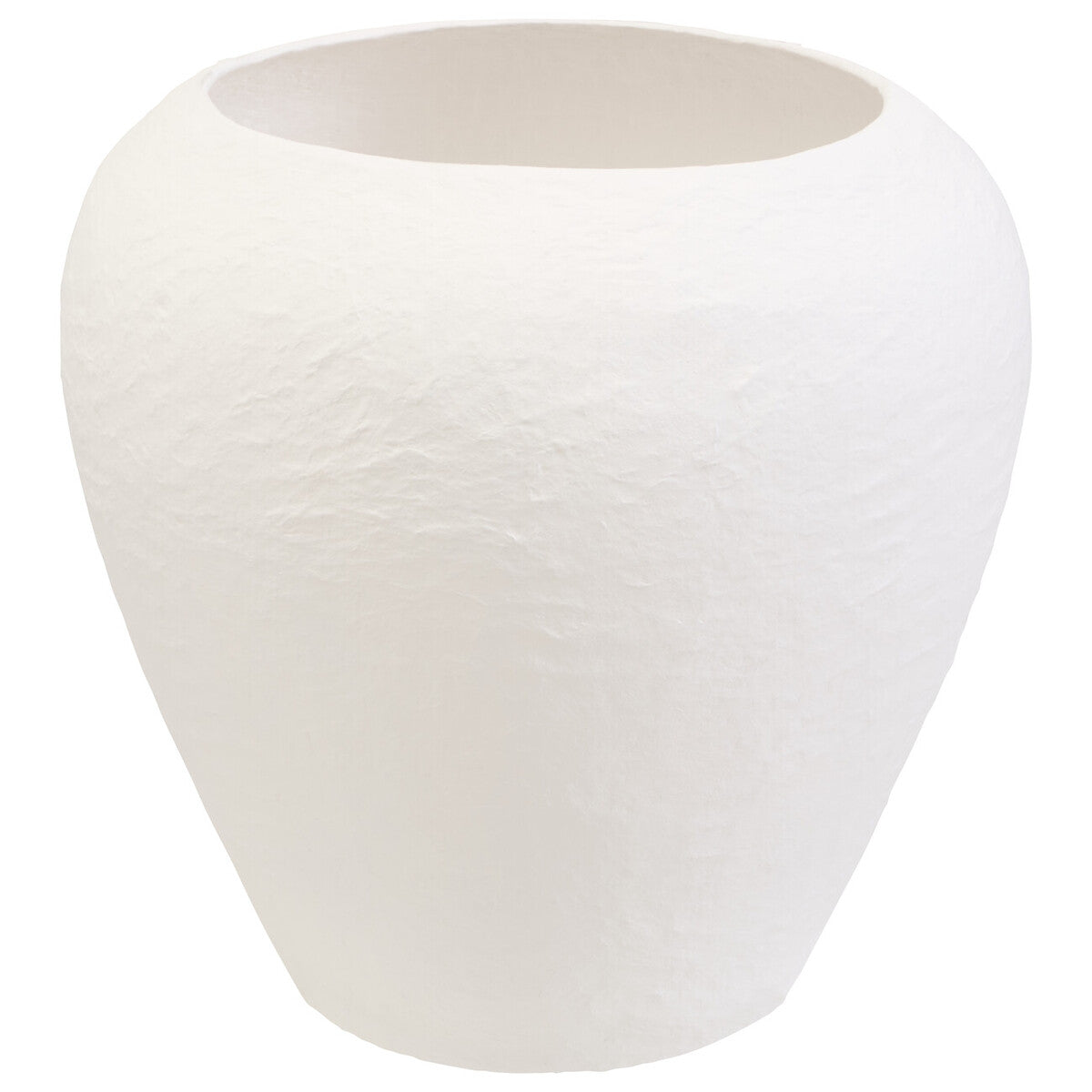 Cotton Mache Large White Planter | Sanai