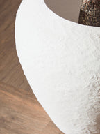 Cotton Mache Large White Planter | Sanai
