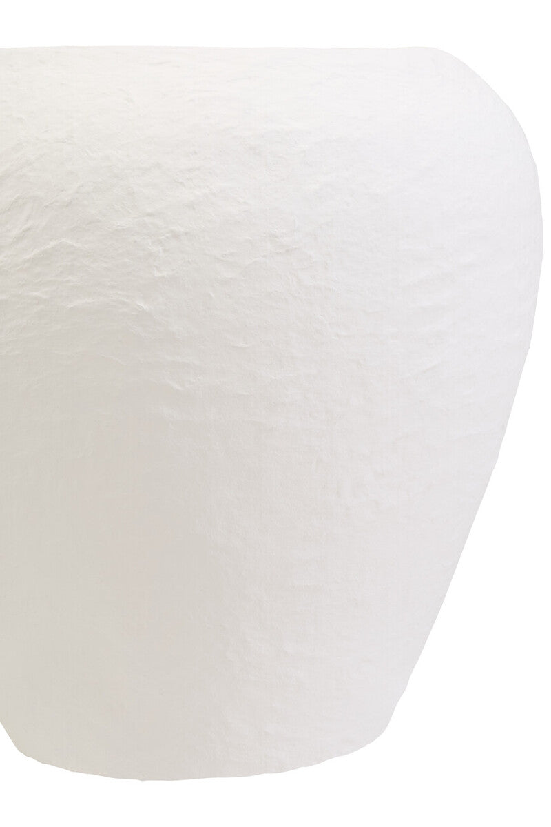 Cotton Mache Large White Planter | Sanai