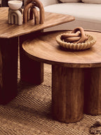 Natural Wood 3 Link Chain Decor | Cato
