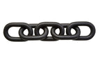 Black Wood 5 Link Table Decor Chain | Cato
