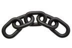 Black Wood 5 Link Table Decor Chain | Cato