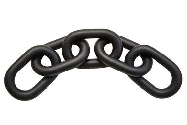 Black Wood 5 Link Table Decor Chain | Cato