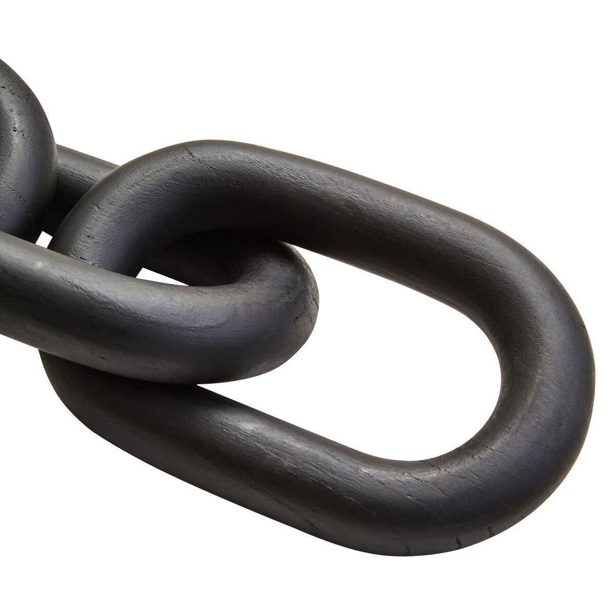 Black Wood 5 Link Table Decor Chain | Cato