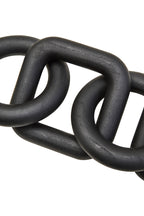 Black Wood Five Link Table Decor Chain | Cato