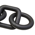Black Wood Five Link Table Decor Chain | Cato