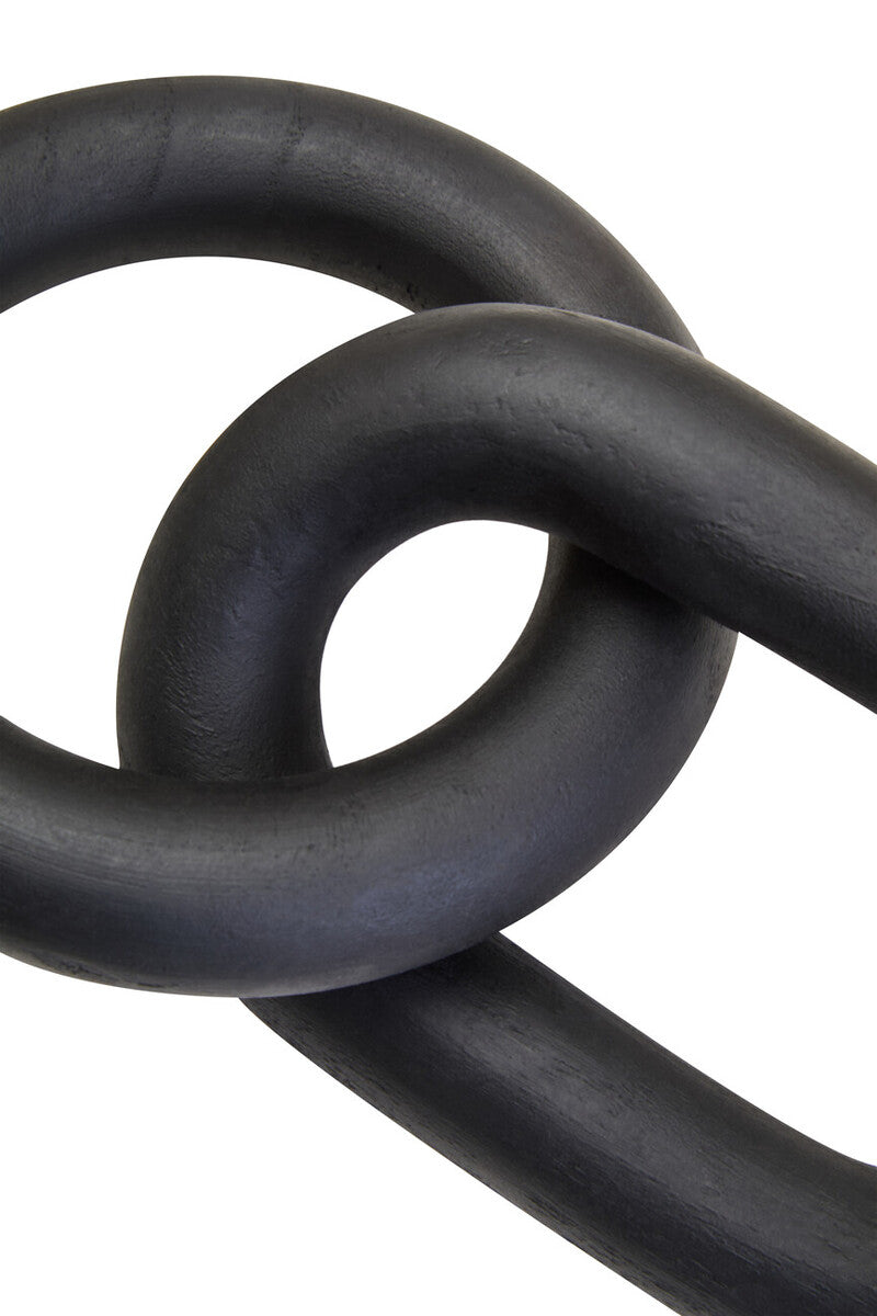 Black Wood 2 Link Chain Decor | Cato