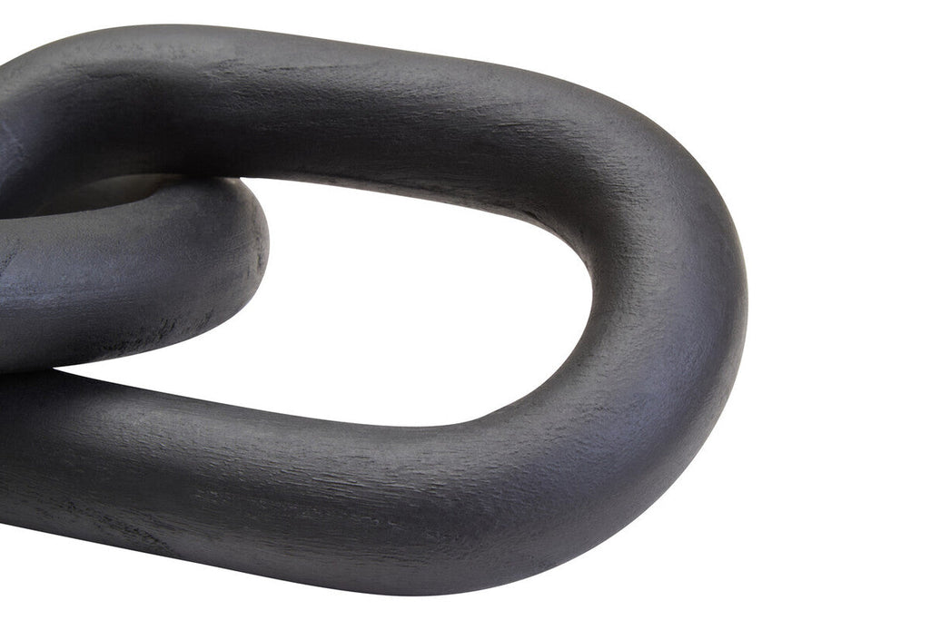 Black Wood 2 Link Chain Decor | Cato