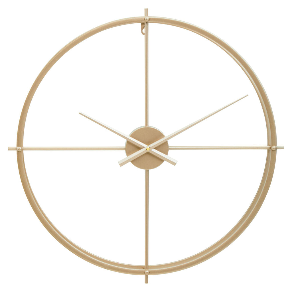 60cm Dia Large Gold Finish Wall Clock | Kent