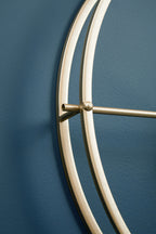 60cm Dia Large Gold Finish Wall Clock | Kent