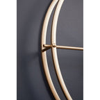 60cm Dia Large Gold Finish Wall Clock | Kent