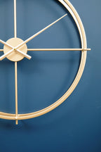 60cm Dia Large Gold Finish Wall Clock | Kent