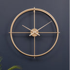 60cm Dia Large Gold Finish Wall Clock | Kent