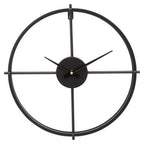 40cm Dia Small Black Finish Wall Clock | Kent