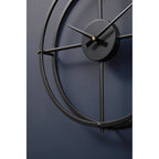 40cm Dia Small Black Finish Wall Clock | Kent
