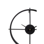 40cm Dia Small Black Finish Wall Clock | Kent