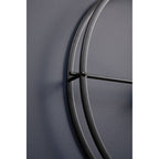 60cm Dia Large Black Finish Wall Clock | Kent